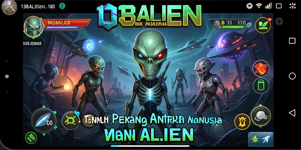 Gameplay seru di 138ALIEN dengan pertempuran alien yang mendebarkan.