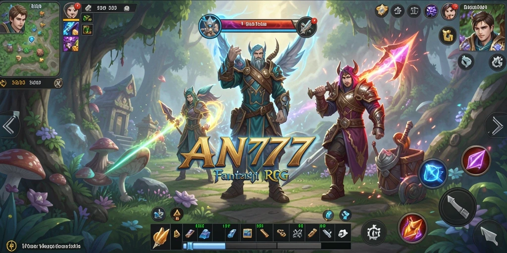 Tampilan gameplay AN777 yang mendebarkan dalam petualangan RPG.
