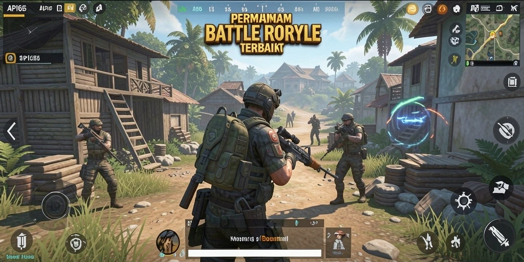 Gameplay seru dan intens dalam API66 Battle Royale.