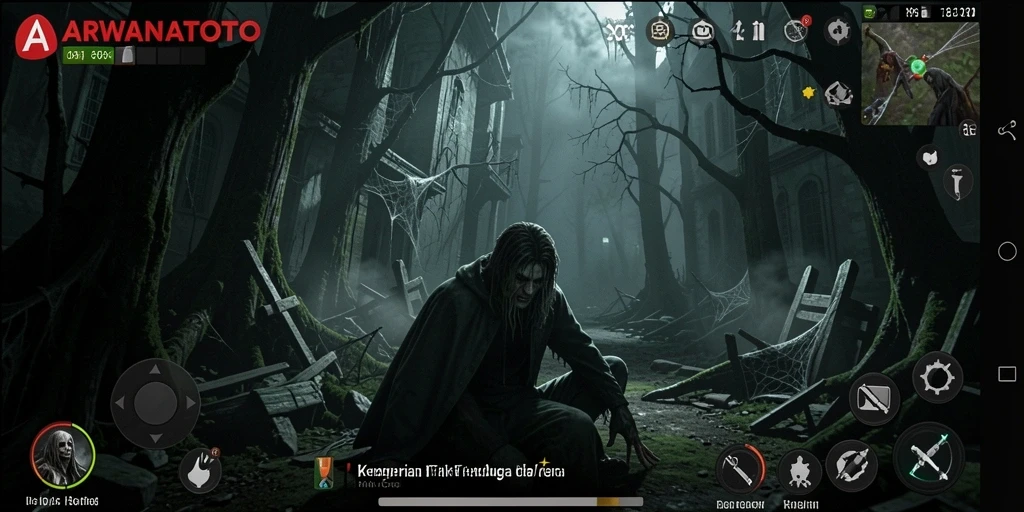 Tangkapan layar menarik dari gameplay menegangkan ARWANATOTO.