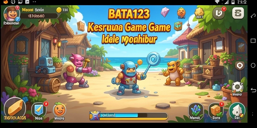 Tampilan gameplay menarik dari BATA123 yang menunjukkan mekanisme Idle.