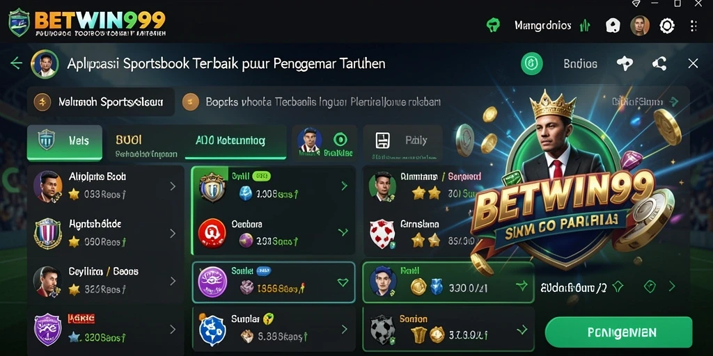 Screenshot menunjukkan tampilan antarmuka BETWIN999 saat melakukan taruhan.