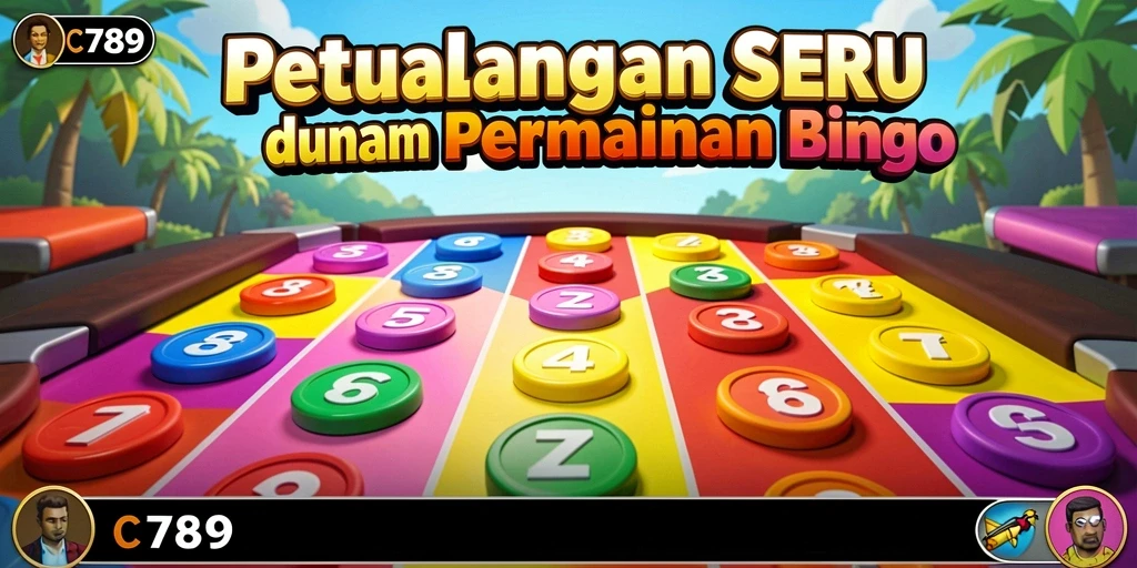 Tampilan gameplay Bingo C789 yang penuh warna dan dinamis.