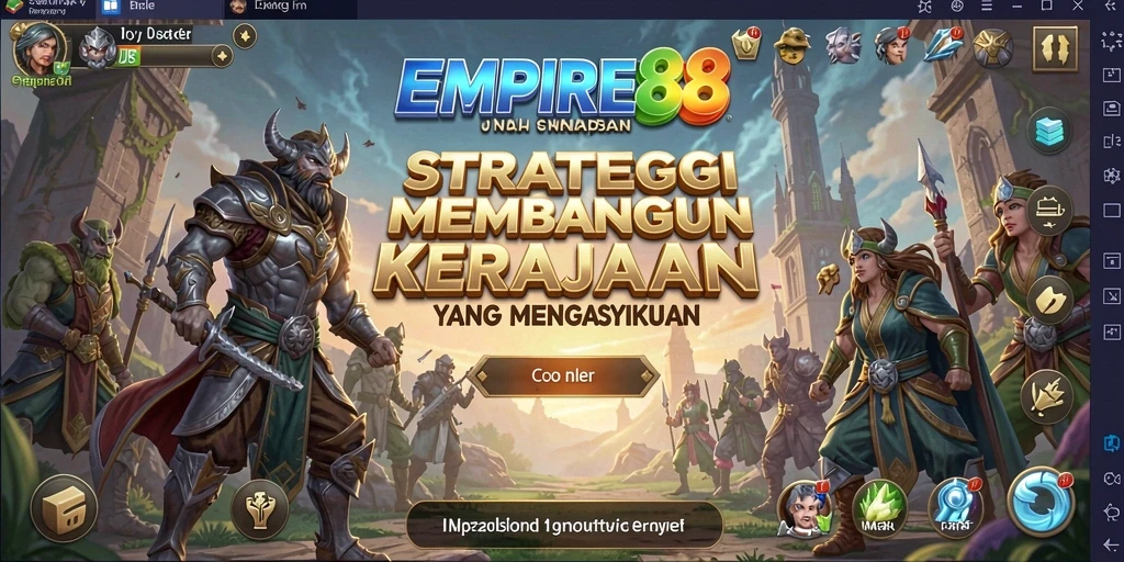 Tampilan gameplay <strong>EMPIRE88</strong> yang menampilkan pertempuran strategi yang intens.