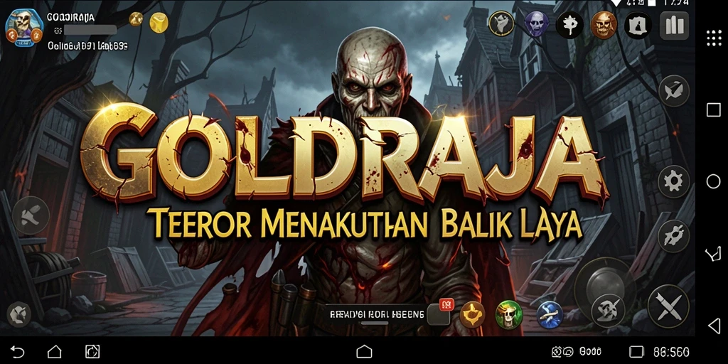 Tangkapan layar gameplay GOLDRAJA menampilkan suasana mencekam yang penuh ketegangan.