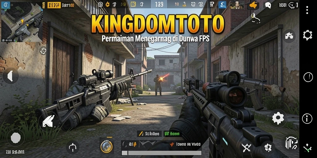 Tangkapan layar menampilkan aksi intens dalam permainan FPS.