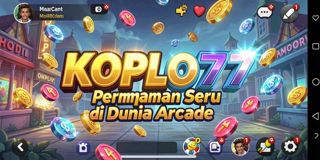 Tampilan gameplay seru dalam KOPLO77 dengan berbagai tantangan.