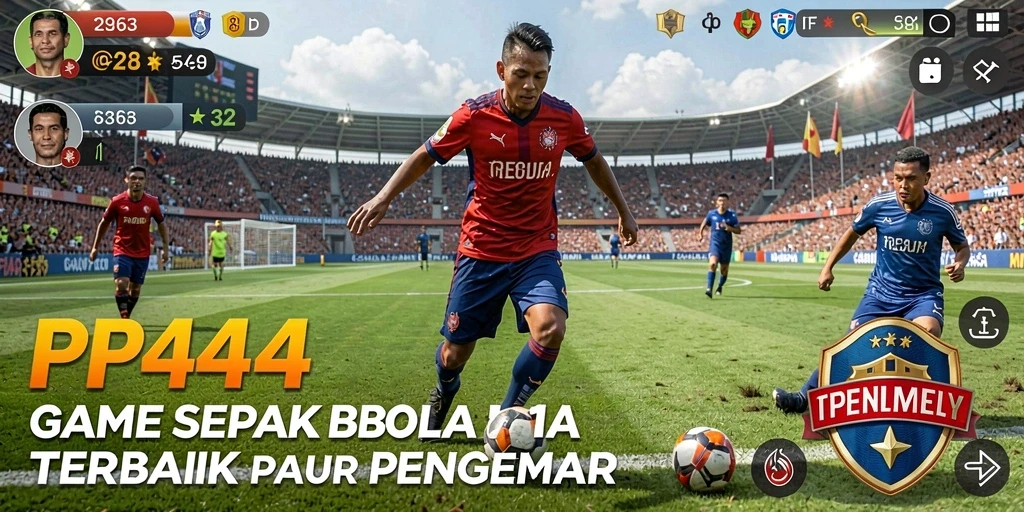 Gameplay PP444 yang menegangkan dan realistis saat bertanding di lapangan.