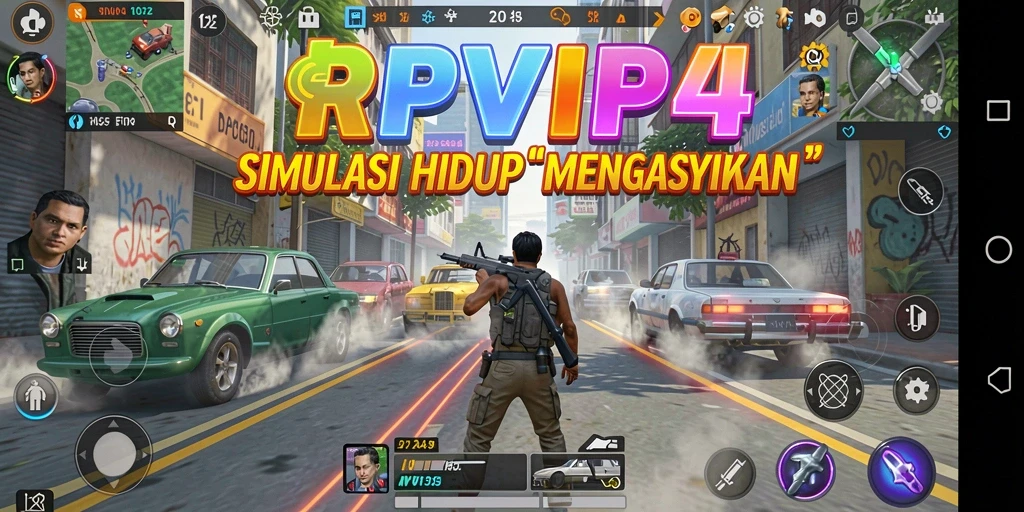 Tampilan gameplay RPVIP4 yang menarik dan realistis.